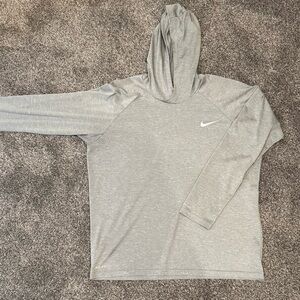 Nike Dri-FIT Gray Swim Hoodie
